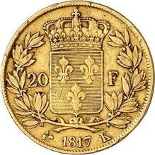20 francos 1817 K  