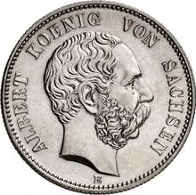 2 марки 1877 E   "Саксония"