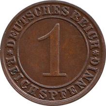 1 Reichspfennig 1927 F  