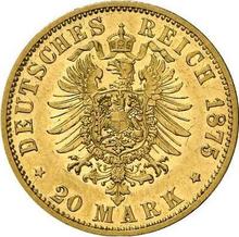 20 Mark 1875 B   "Prussia"