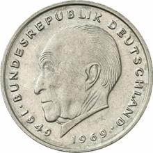 2 marcos 1972 G   "Konrad Adenauer"