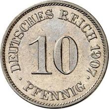 10 fenigów 1907 J  