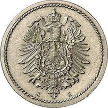 5 Pfennige 1875 A  