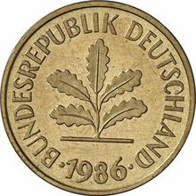 5 Pfennig 1986 G  
