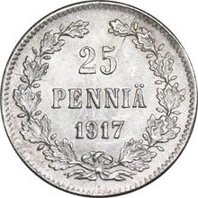 25 peniques 1917  S 