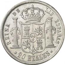 20 réales 1856   