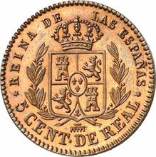 5 Centimos de Real 1854   