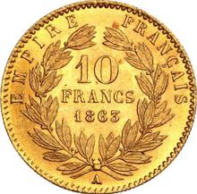 10 francos 1863 A  