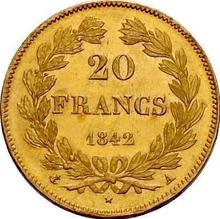20 francos 1842 A  