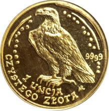 500 Zlotych 1999 MW  NR "White-tailed eagle"