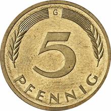 5 Pfennige 1997 G  