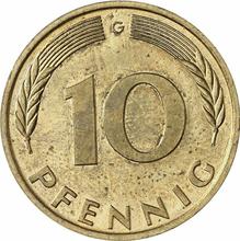 10 Pfennige 1989 G  