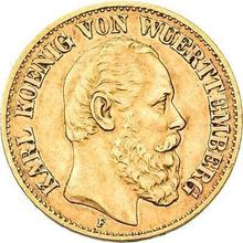 10 marcos 1873 F   "Würtenberg"