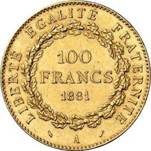 100 франков 1881 A  