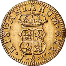 Medio escudo 1761 S JV 
