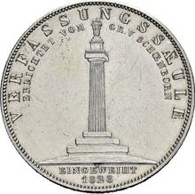 Taler 1828    "Verfassungssäule"