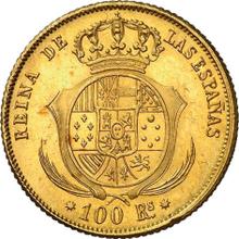 100 reales 1854   