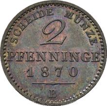 1 пфенниг 1870 B  