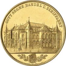 10 Ducat 1864 B   "Opening of stock exchange"