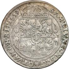Орт (18 грошей) 1657  AT  "Прямой герб"