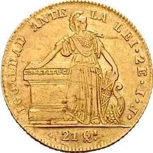 2 escudo 1840 So IJ 