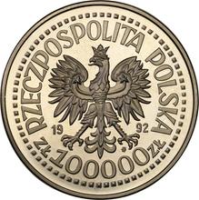 100000 złotych 1992 MW  ET "Wojciech Korfanty" (PRÓBA)