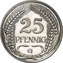 25 fenigów 1910 G  