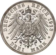 3 марки 1913 E   "Саксония"