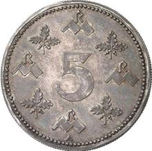 5 reichsmark 1927 A   "Dąb" (Próba)