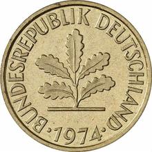 5 Pfennig 1974 F  