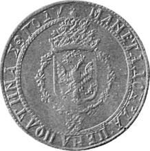 Połtina (1/2 rubla) 1699    (PRÓBA)