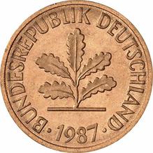 2 Pfennig 1987 J  