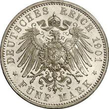 5 марок 1901 В   "Саксен-Мейнинген"