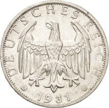 2 reichsmark 1931 G  
