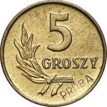 5 groszy 1958    (PRÓBA)