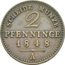 2 Pfennig 1848 A  