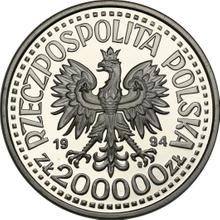 200000 Zlotych 1994 MW  ANR "75 years of the Association of War Invalids of the Republic of Poland"