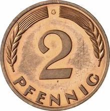 2 Pfennig 1969 G  