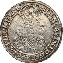 Орт (18 грошей) 1655  AT  "Прямой герб"