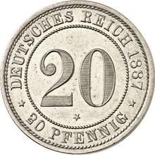 20 fenigów 1887 E  