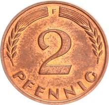 2 Pfennig 1964 F  