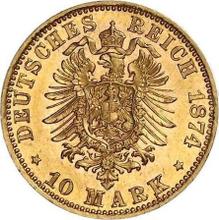 10 marcos 1874 D   "Bavaria"