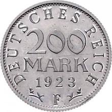 200 марок 1923 F  