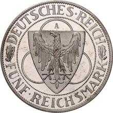 5 Reichsmarks 1930 A   "Liberación de Renania"