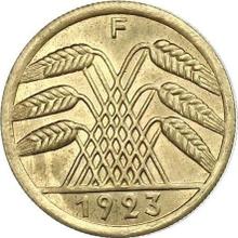 50 Rentenpfennigs 1923 F  