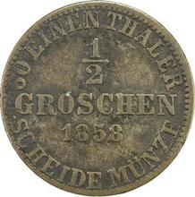 1/2 Groschen 1858  B 