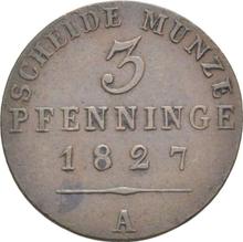 3 Pfennige 1827 A  