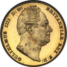 1/2 Pfund (Halb-Sovereign) 1837    "Großer Typ (19 mm)"