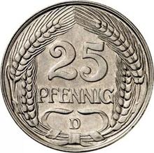 25 fenigów 1910 D  