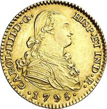 2 escudo 1795 S CN 